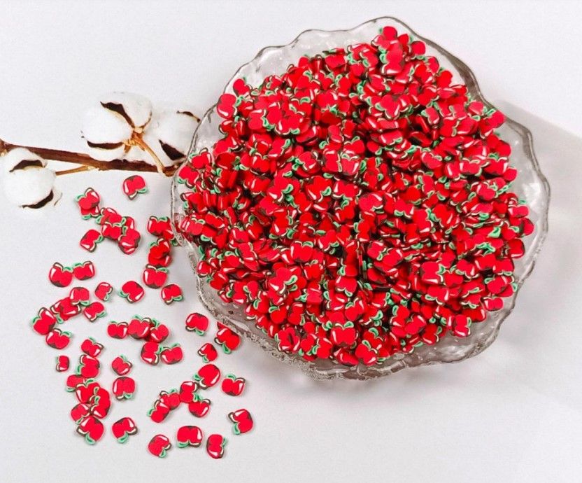 Apple Clay Pieces