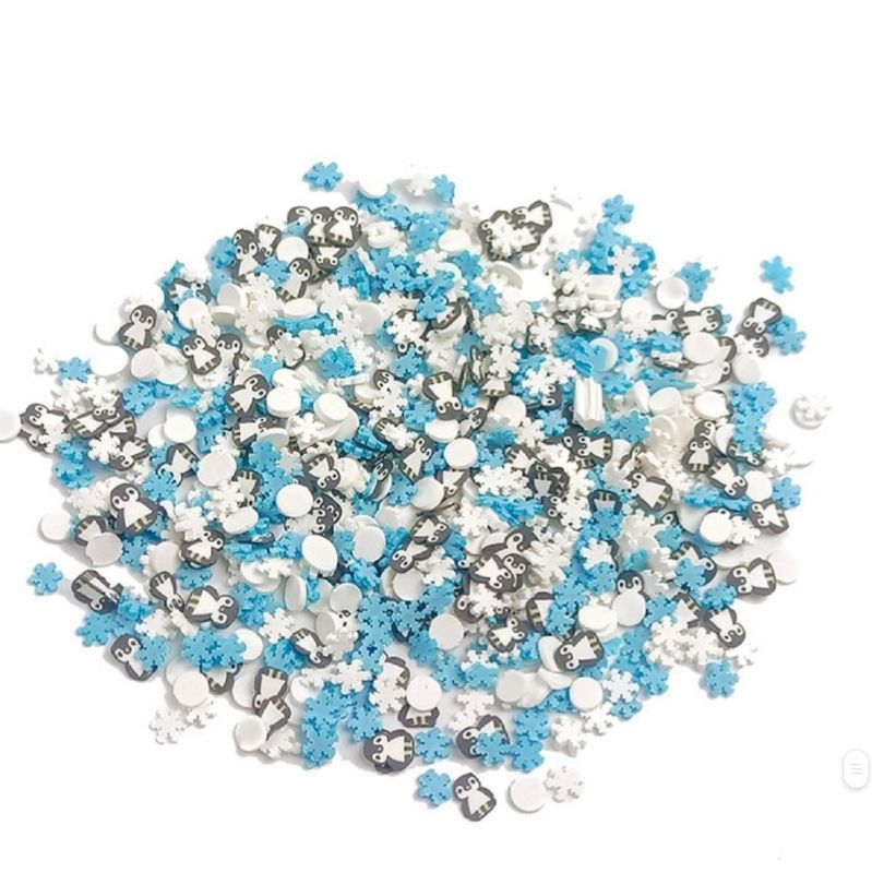 Snowflakes Clay Pieces