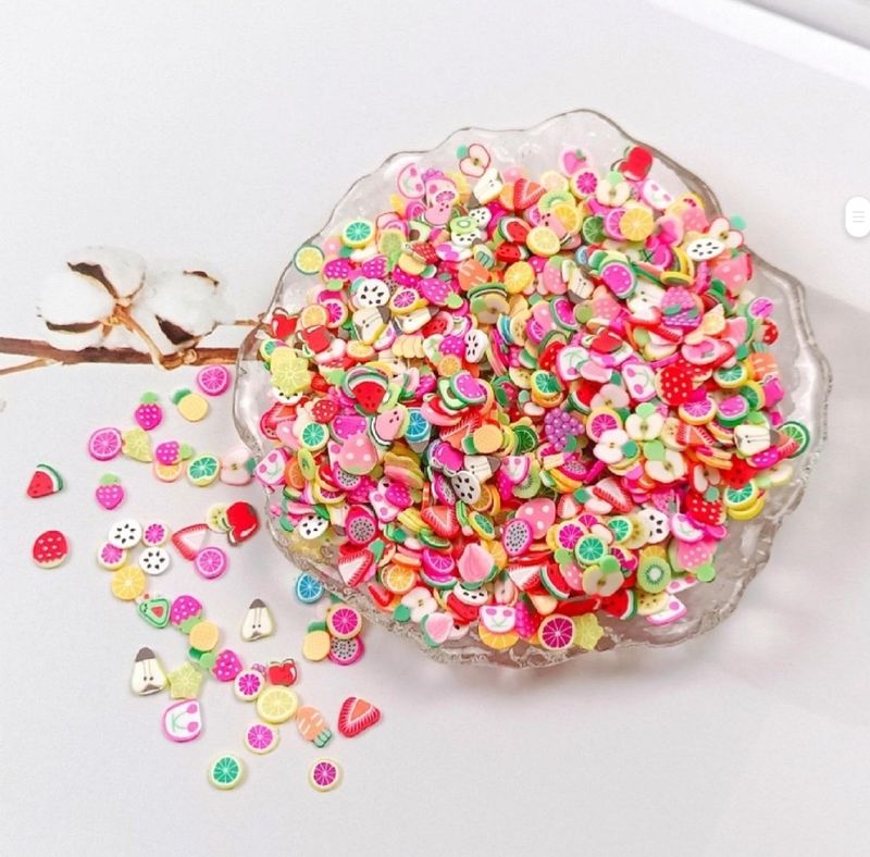 Mix Fruits Clay Pieces