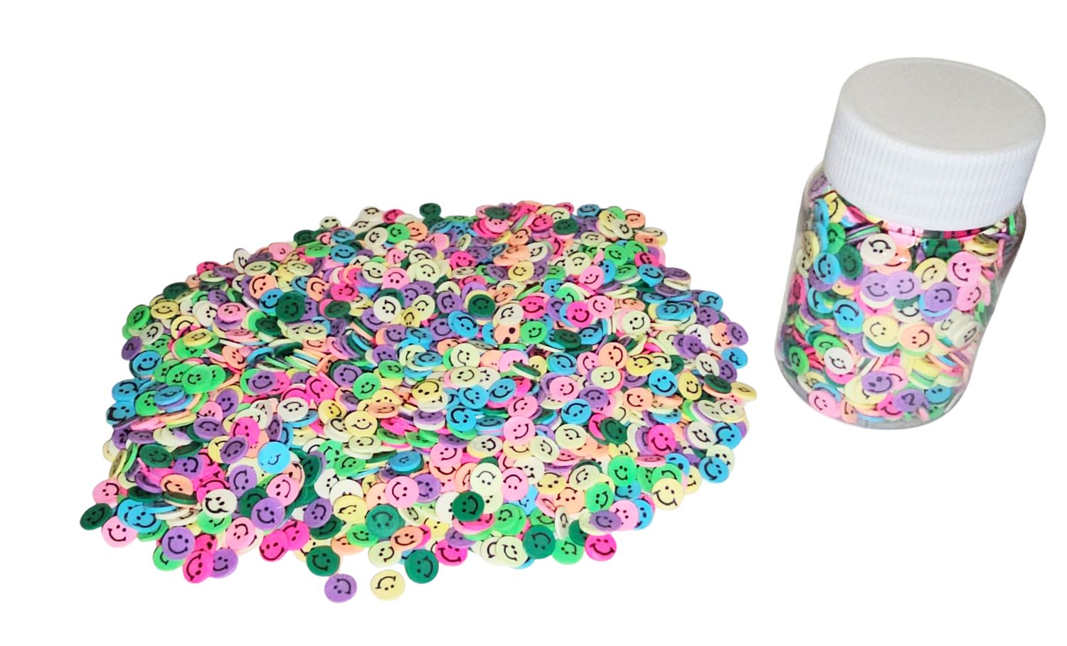 Smiley Clay Pieces