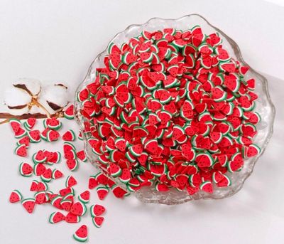 Watermelon Clay Pieces