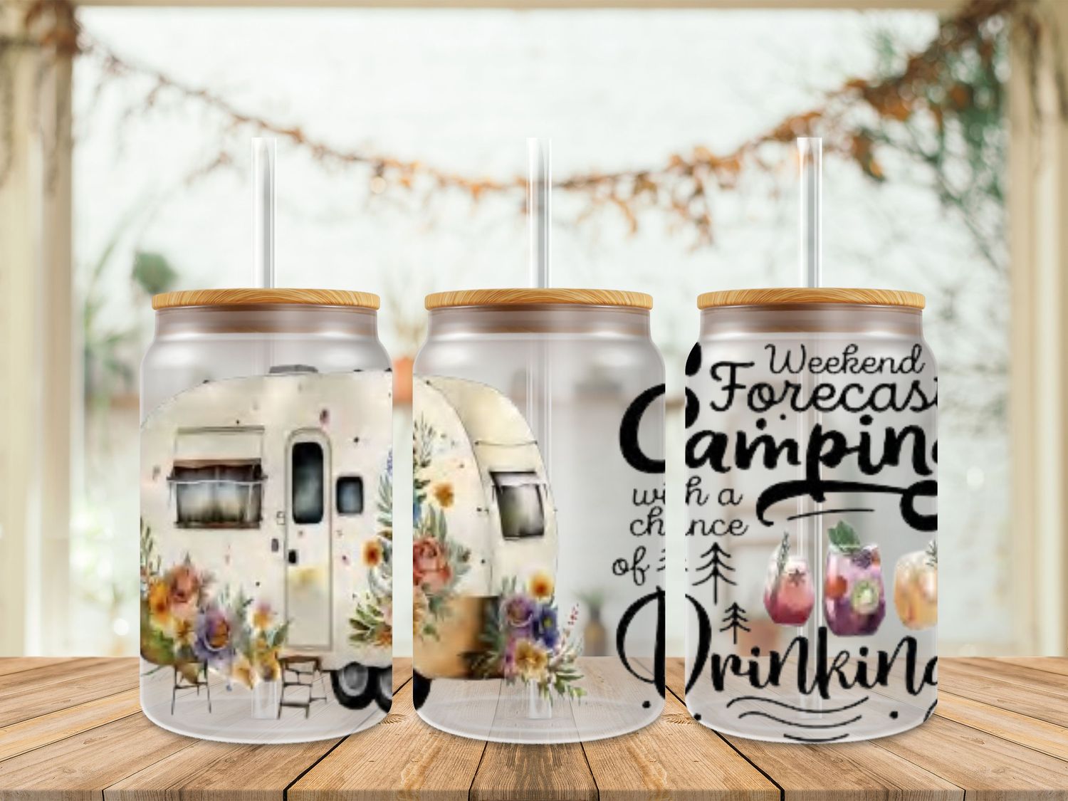 Camping With A Chance Of Drinking Double Sided