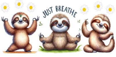 Sloth Just Breathe