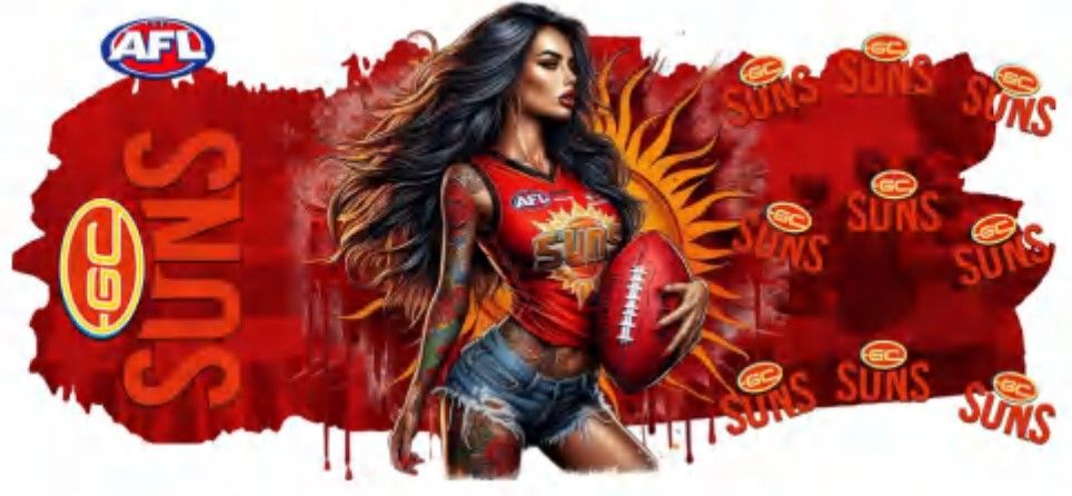 AFL Tattooed Girl Suns