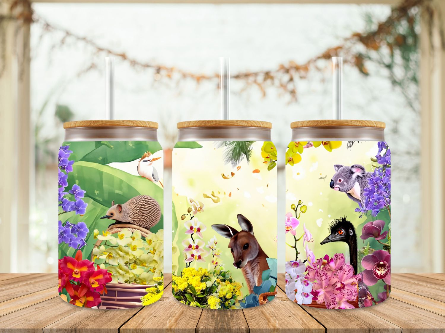 Orchids With Australian Animals