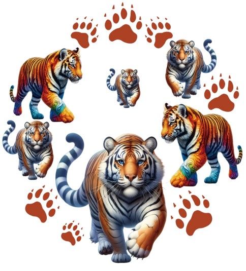 Tigers Lid Decals