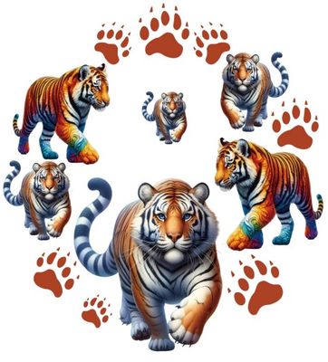 Tigers Lid Decals