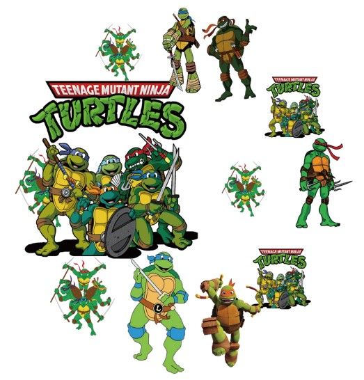 Teenage Mutant Ninja Turtles Lid Decals