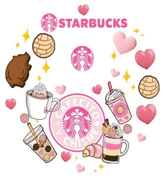 Starbucks Lid Decals