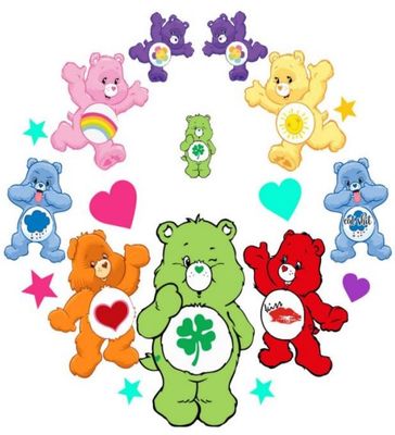Care Bears Luck Lid Decals