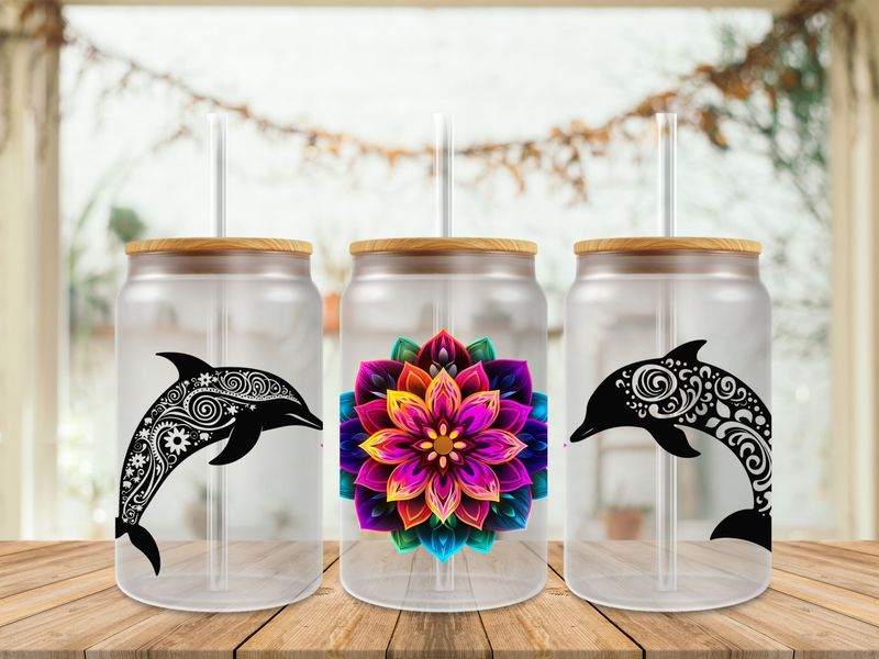 Mandala Dolphins