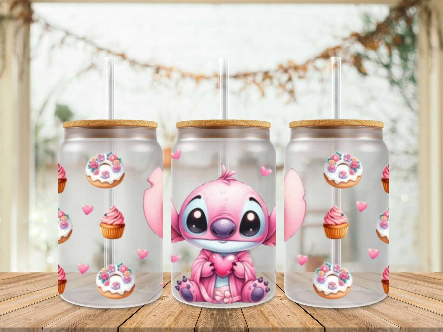 Pink Stitch With Donuts &amp; Cupcakes