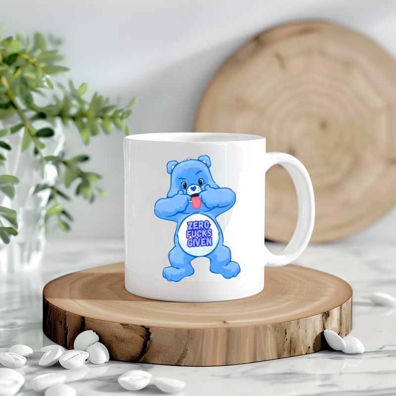Swear Bear Zero Fucks Given Decal