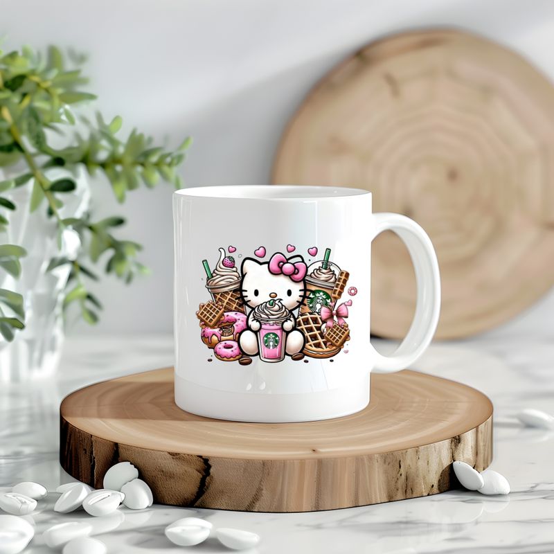 Hello Kitty Donuts Pancake Decal
