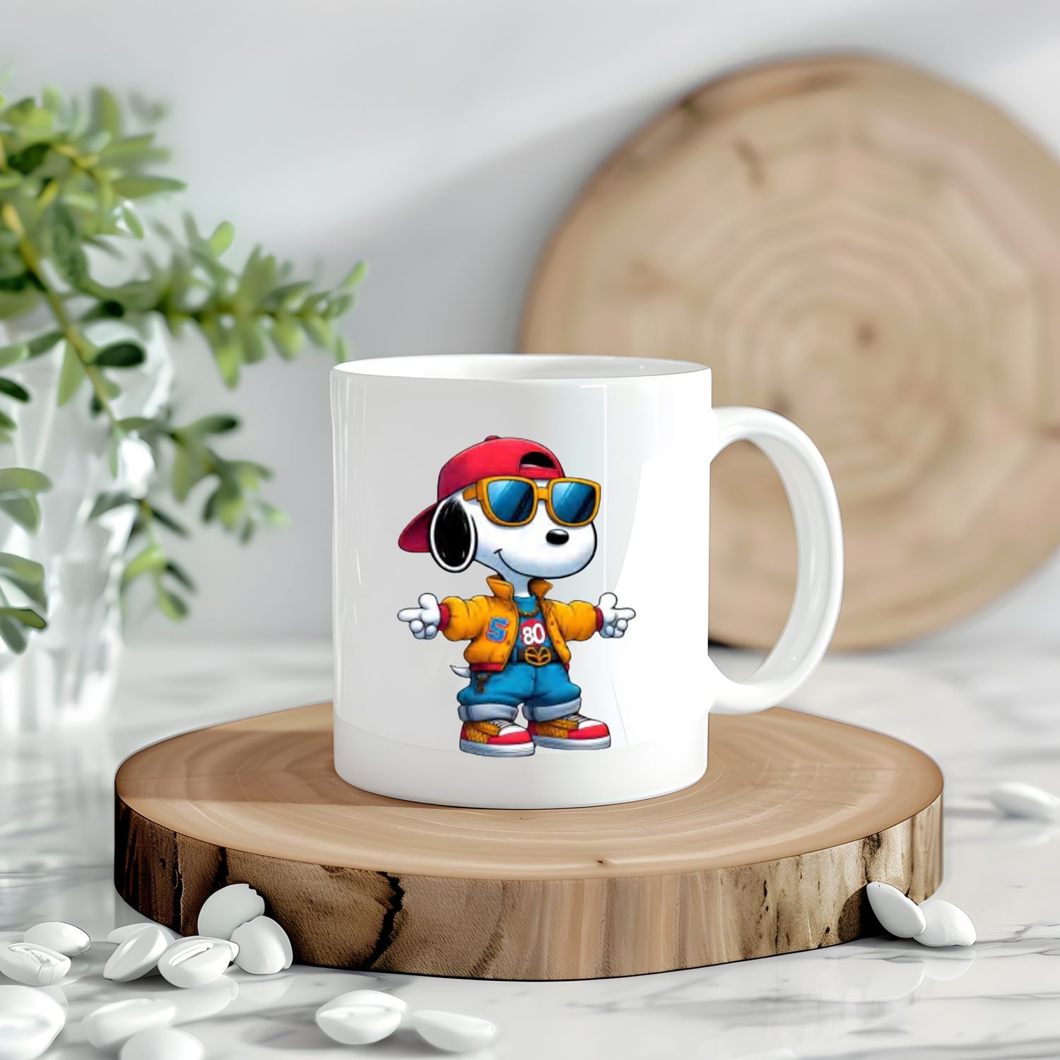 Snoopy In 80s Decal