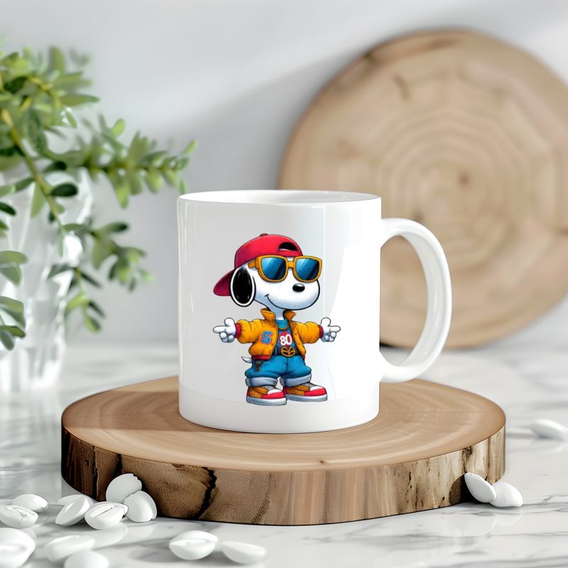 Snoopy In 80s Decal
