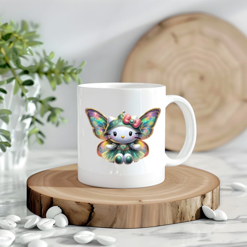 Hello Kitty Green Fairy Decal