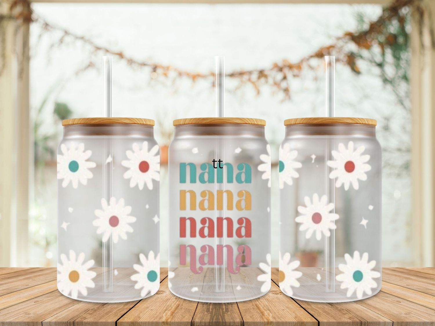 Nana With White Flowers