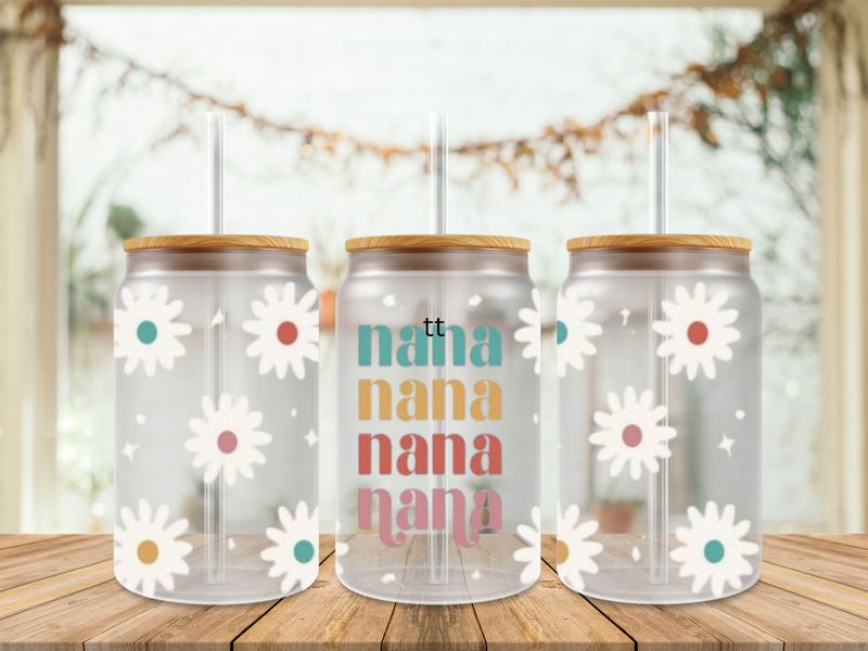 Nana With White Flowers