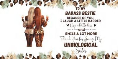 To My Badass Bestie Braided Blonde &amp; Braided Copper