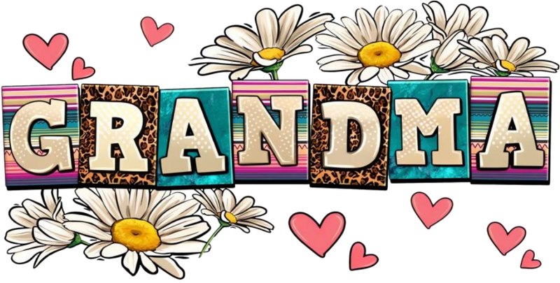Grandma With Flowers