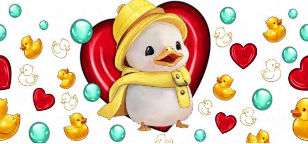 Ducks With Bubbles