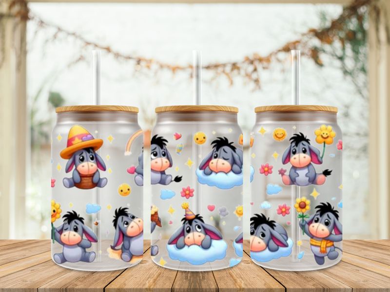 Double Sided Baby Eeyore On Clouds