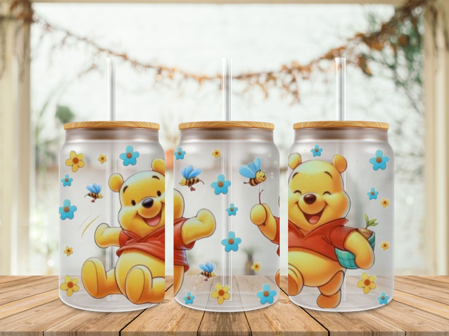 Pooh &amp; Bees with Blue Wings