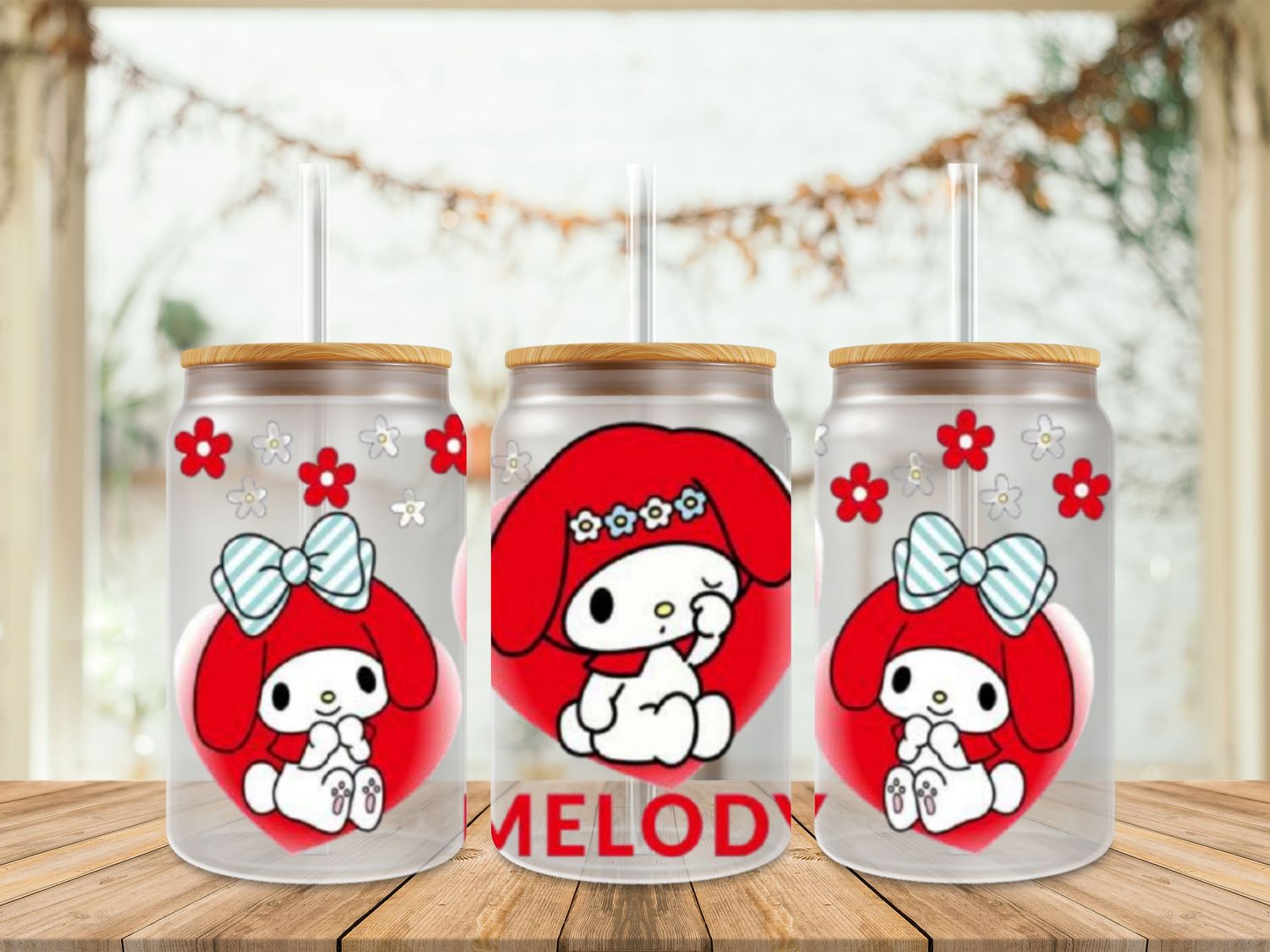 My Melody With Stripe Blue Bow