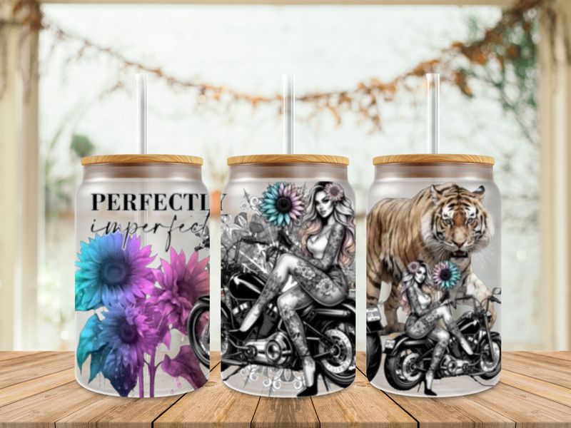 Perfectly Imperfect Tattooed Girl With Tiger