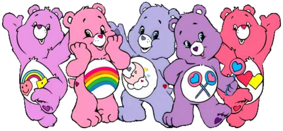 Five Care Bears