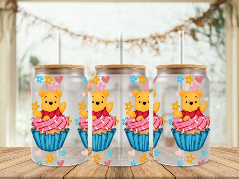 Pooh Cupcake