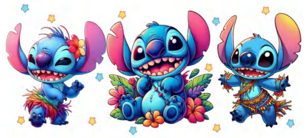 Stitch Sitting &amp; Dancing