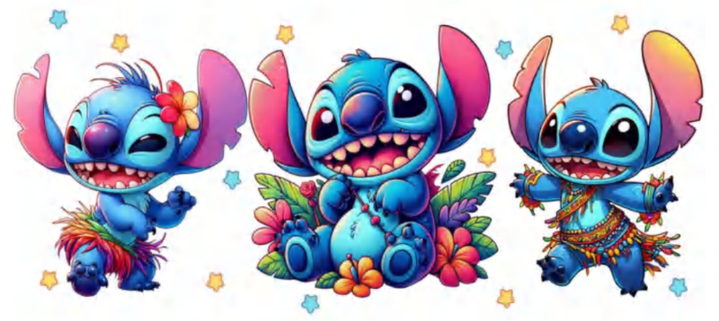 Stitch Sitting &amp; Dancing