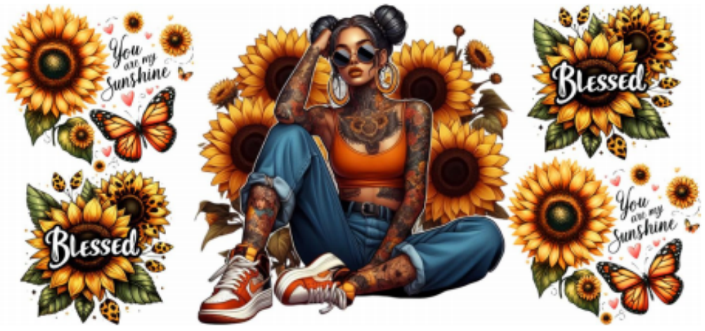 Tattooed Girl Blessed