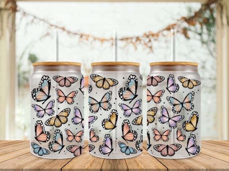 Mix Colours Of Butterflies