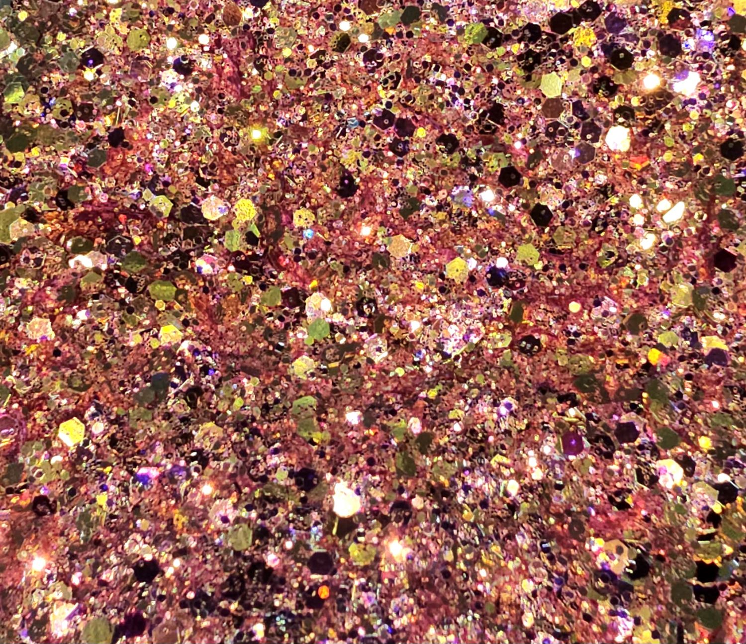 Rose Gold Chunky Glitters Mix, GRAMS: 25g