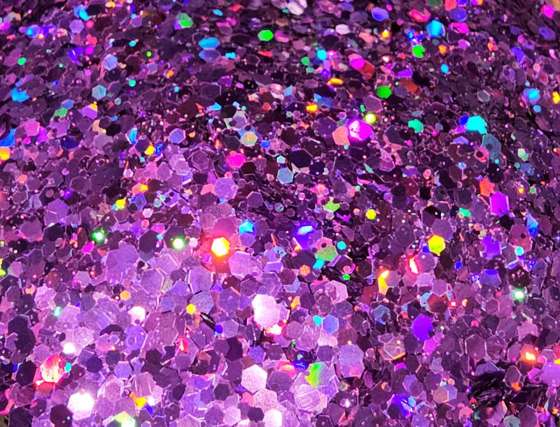 Purple Galaxy Chunky Glitters Mix