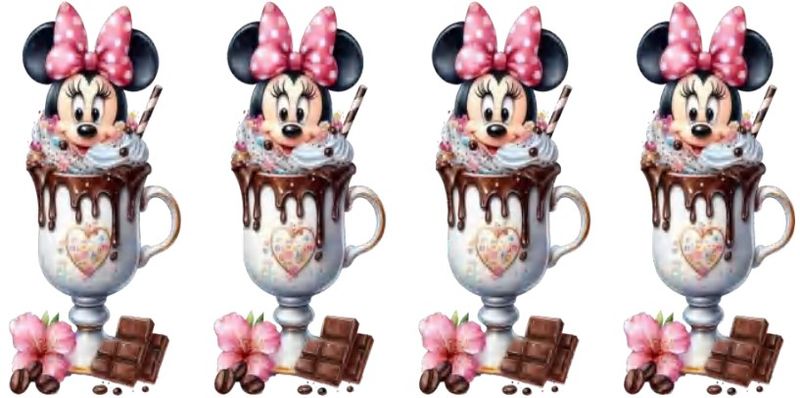 Minnie Mouse On Drinks