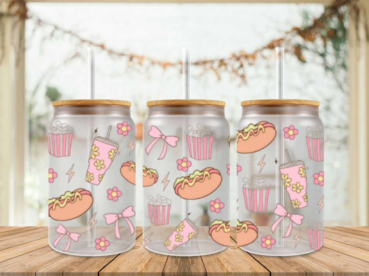 Popcorn Hotdogs Drinks