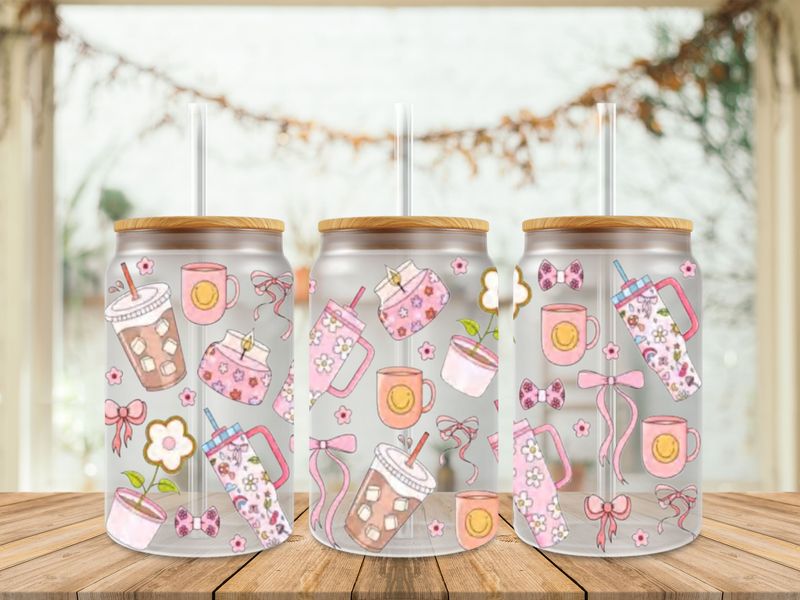 Tumbler Cups Coffee Bows