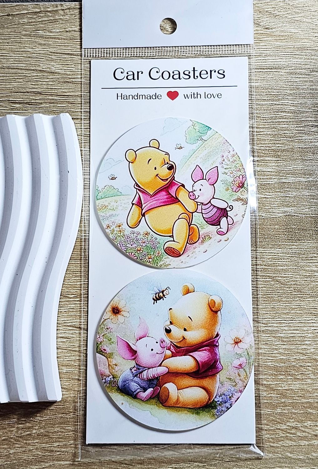 Winnie The Pooh &amp; Piglet Car Coaster