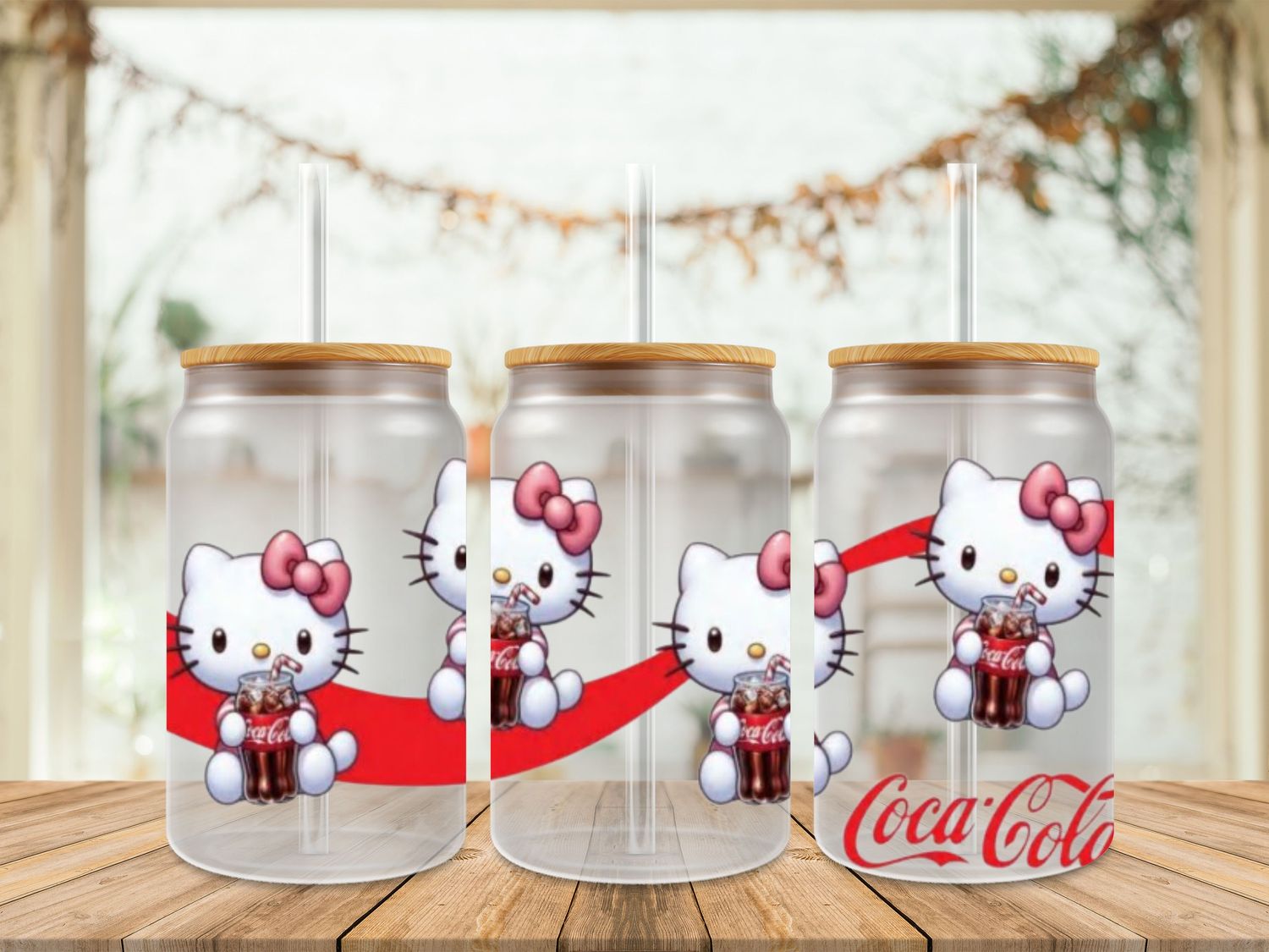 Hello Kitty Coca Cola Double Sided