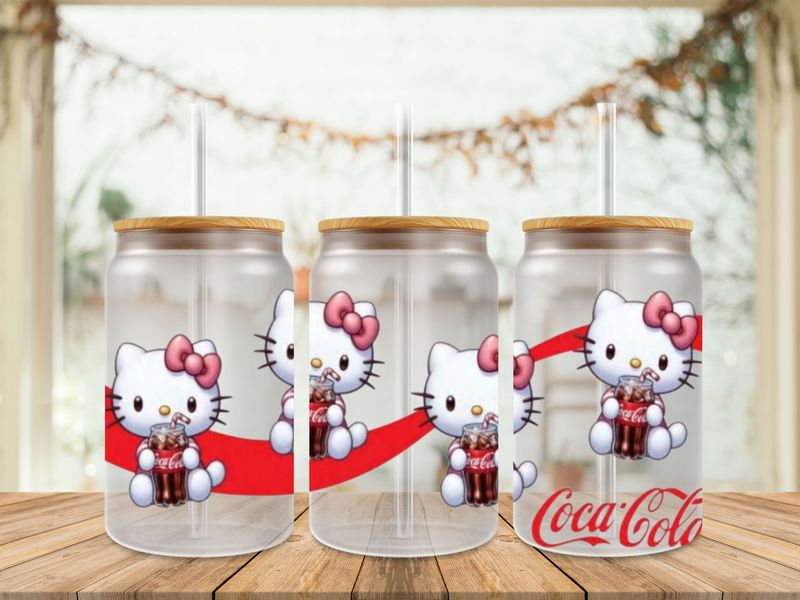 Hello Kitty Coca Cola Double Sided