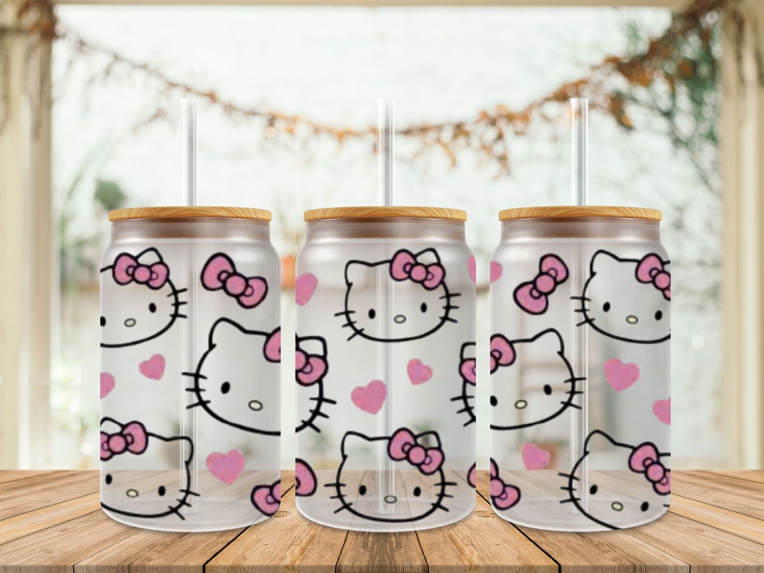 Hello Kitty Faces Double Sided