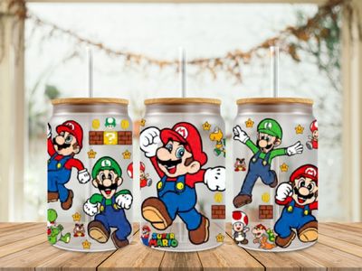 Mario Luigi Happy Double Sided
