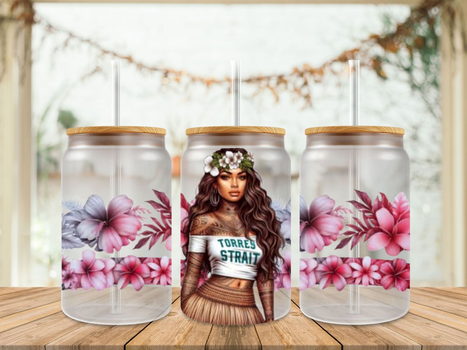 Tattooed Girl Torres Strait Double Sided