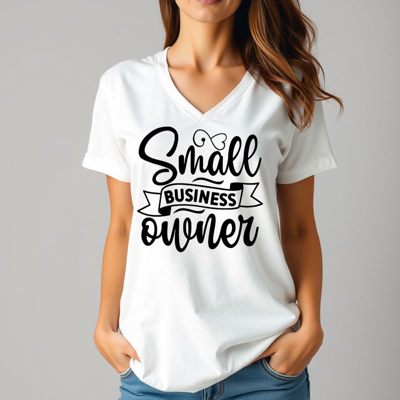 Small Business Owner White Shirt