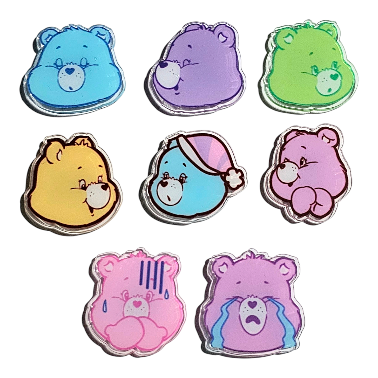 Care Bear Face Magnet Or Keychain