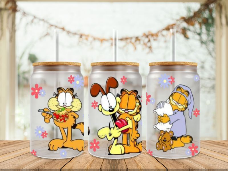 Double Sided Garfield With Odie